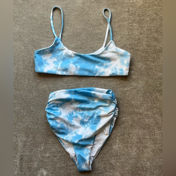 Noise High-Rise Cloud Print Bikini - Picture 1 of 5